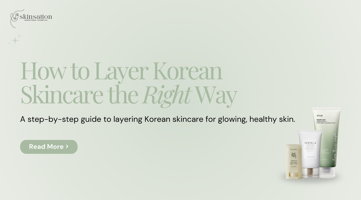 How to Layer Korean Skincare the Right Way