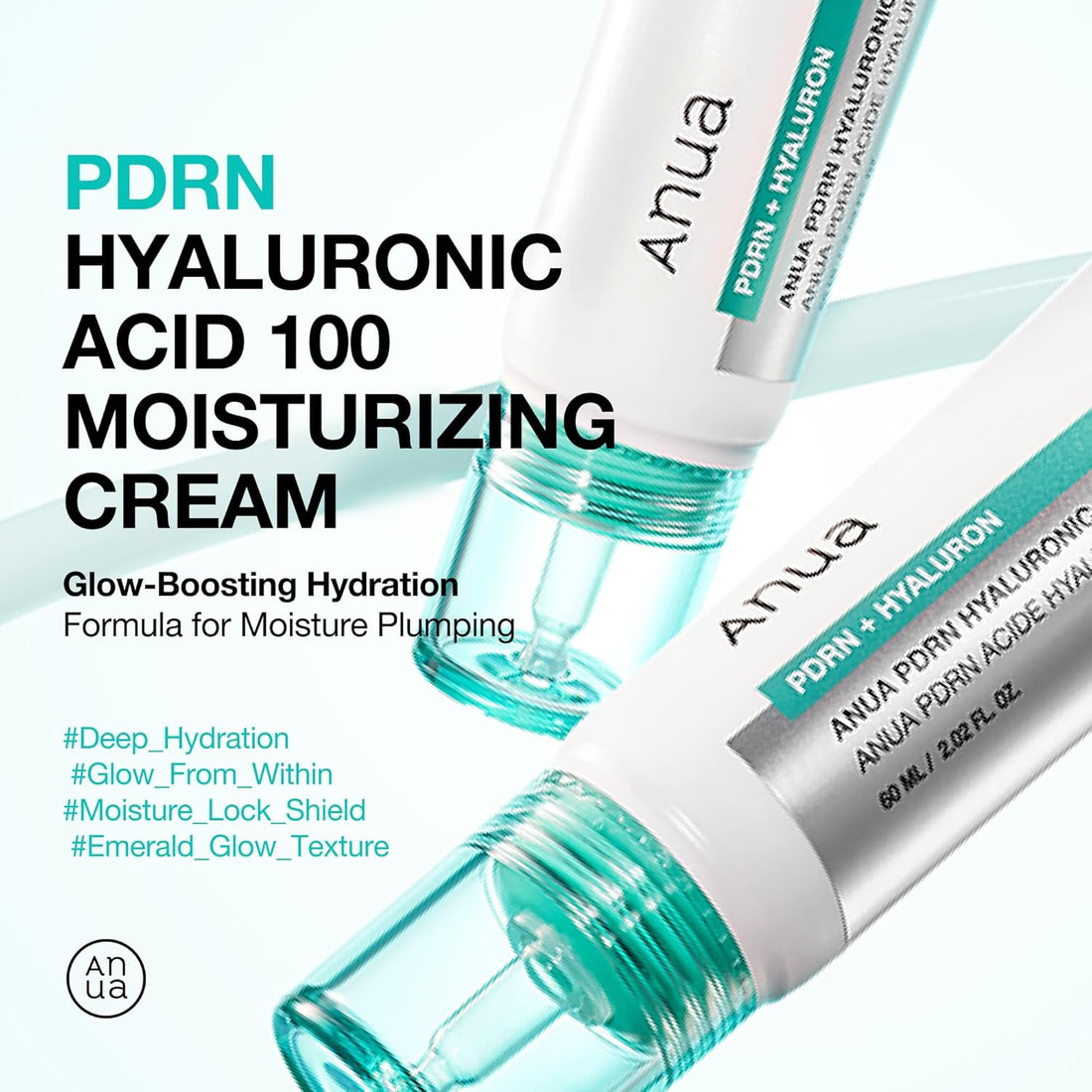 Anua PDRN Hyaluronic Acid 100 Moisturising Cream (60mL)