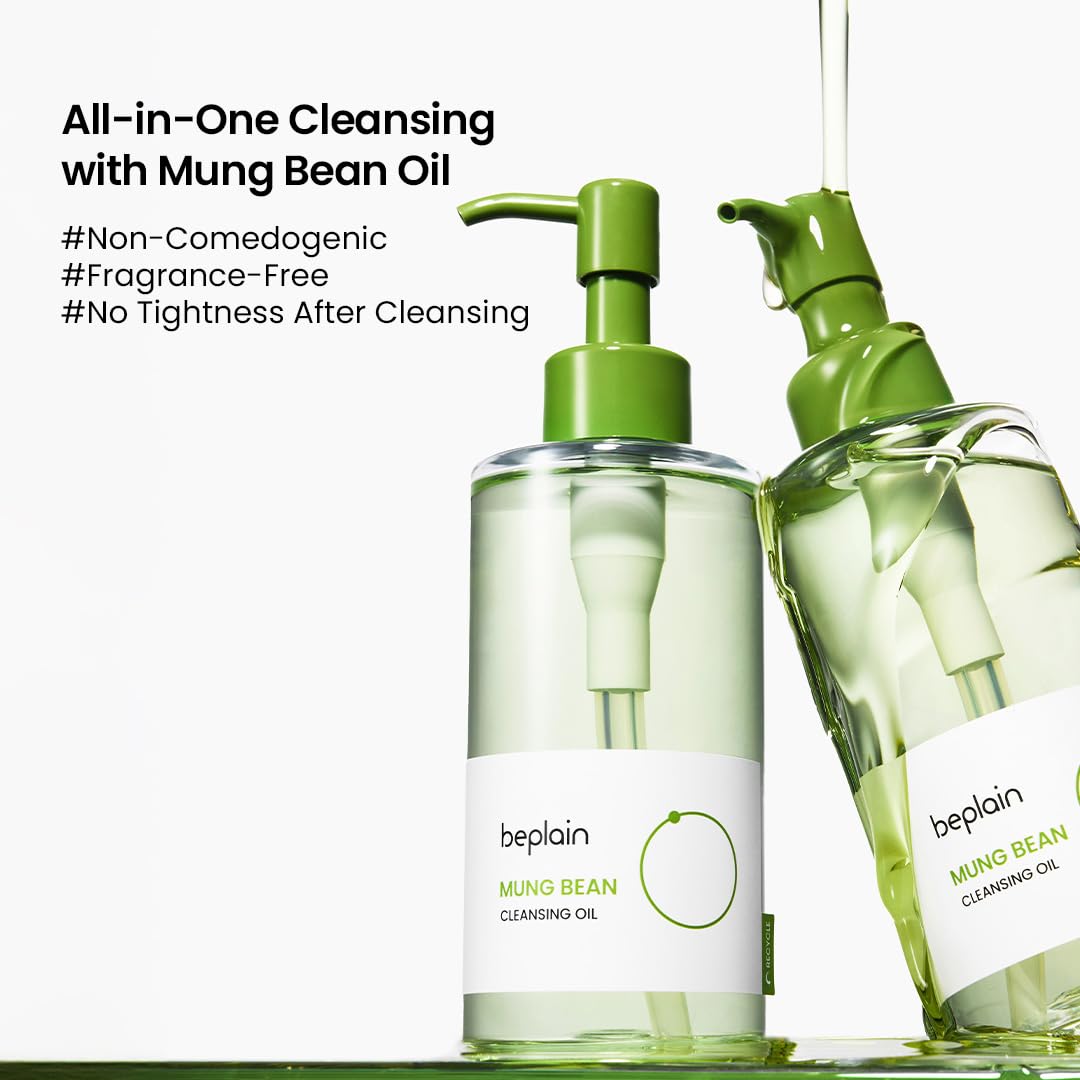 Beplain Mung Bean Cleansing Oil Jumbo (200mL)