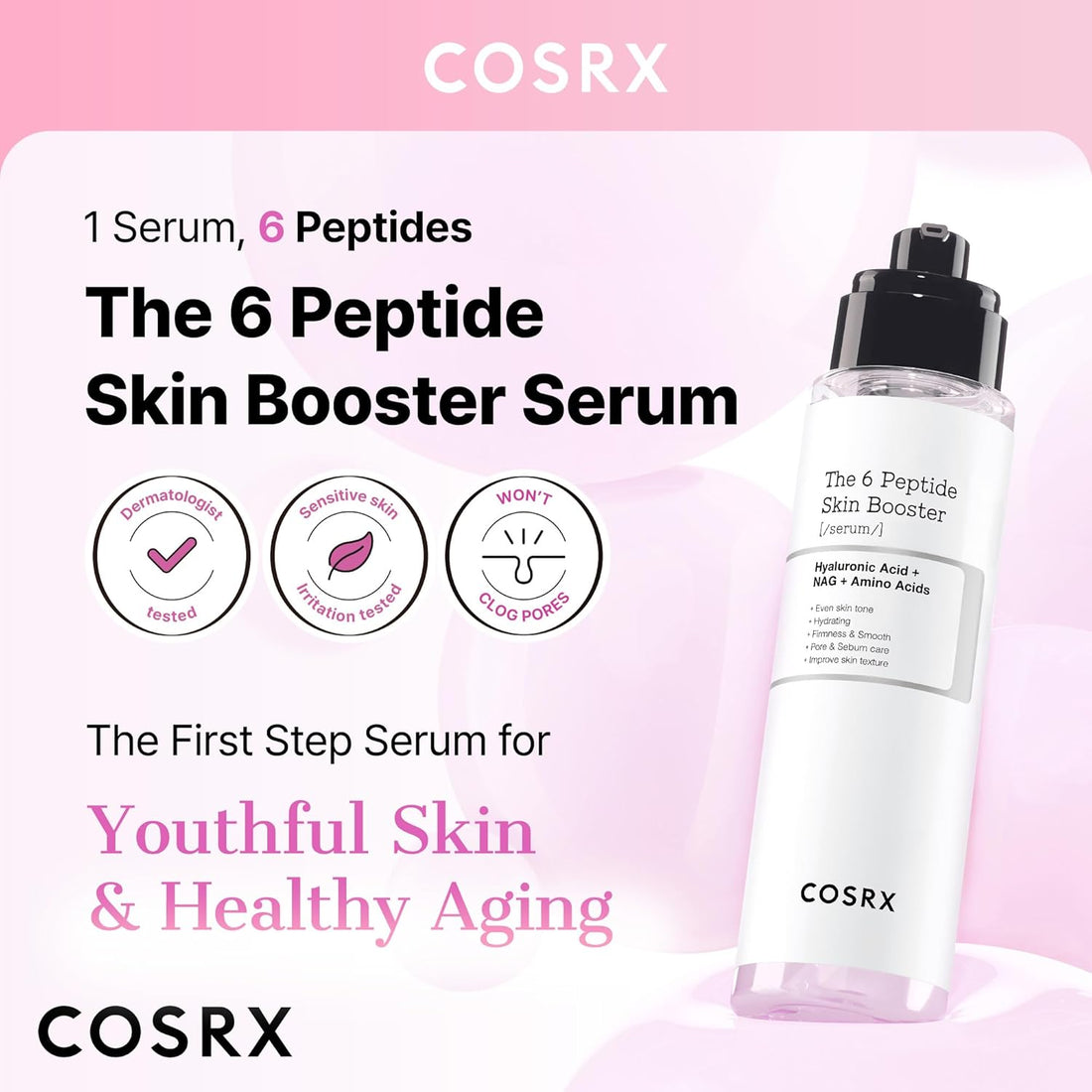 COSRX The 6 Peptide Skin Booster Serum (150mL)
