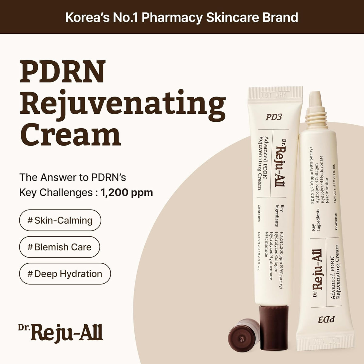 Dr. Reju-All Advanced PDRN Rejuvenating Cream (20mL)