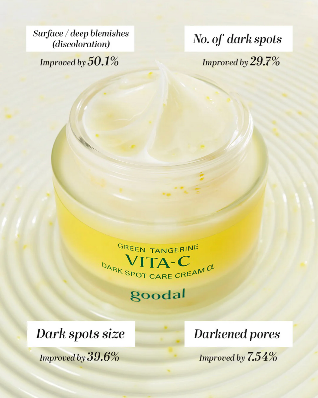 Goodal Green Tangerine Vita C Dark Spot Care Cream (⍺) (50mL)