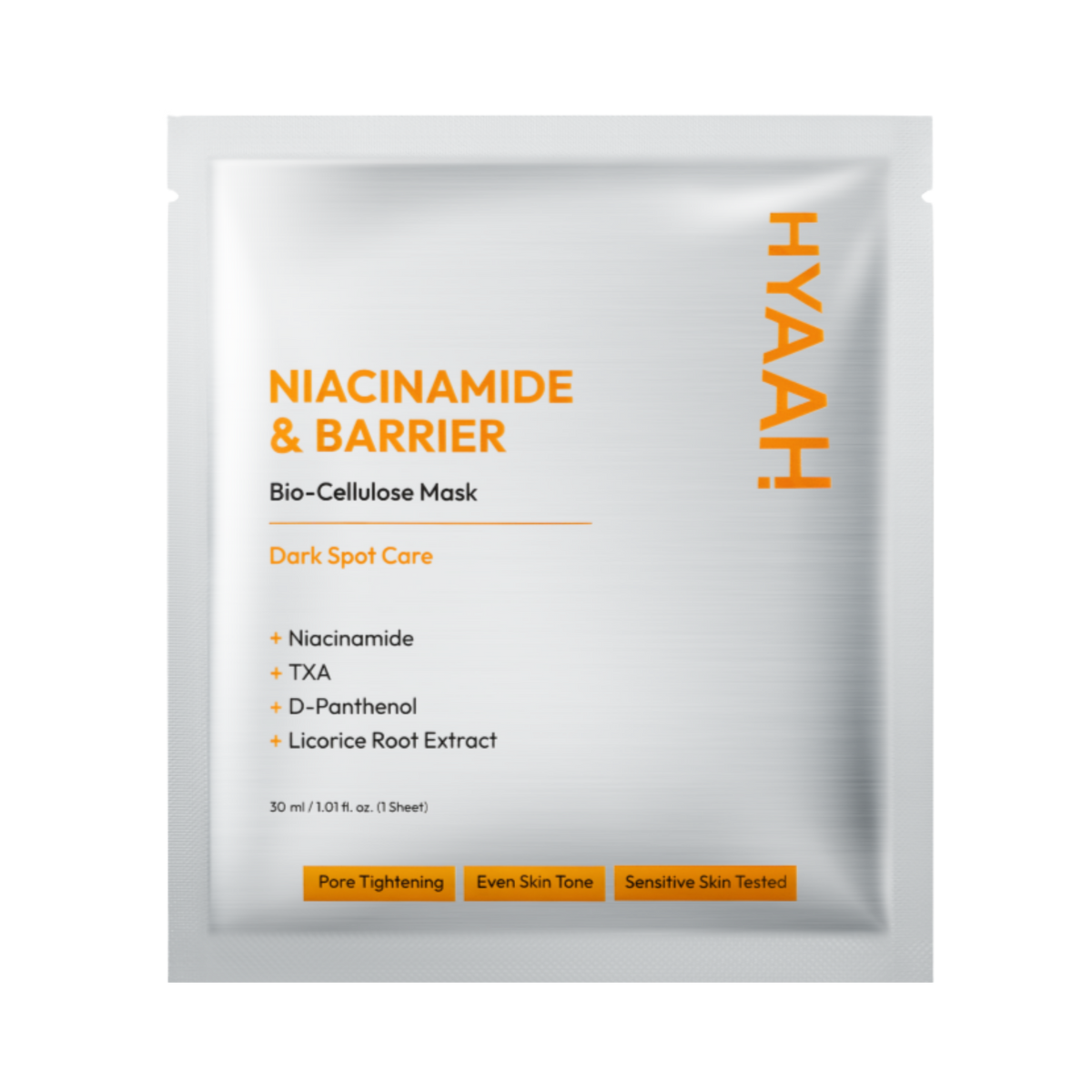 HYAAH Niacinamide & Barrier Biocellulose Mask