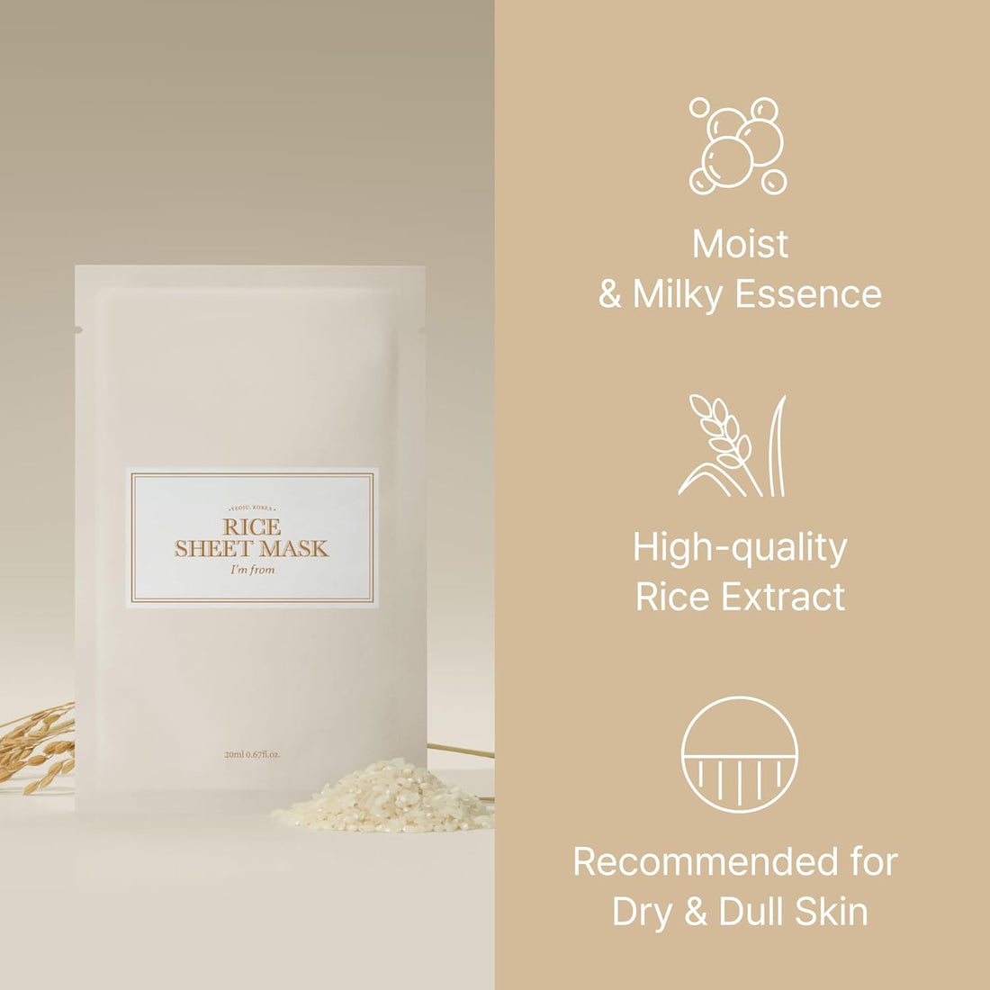 I'm From Rice Sheet Mask (20mL)