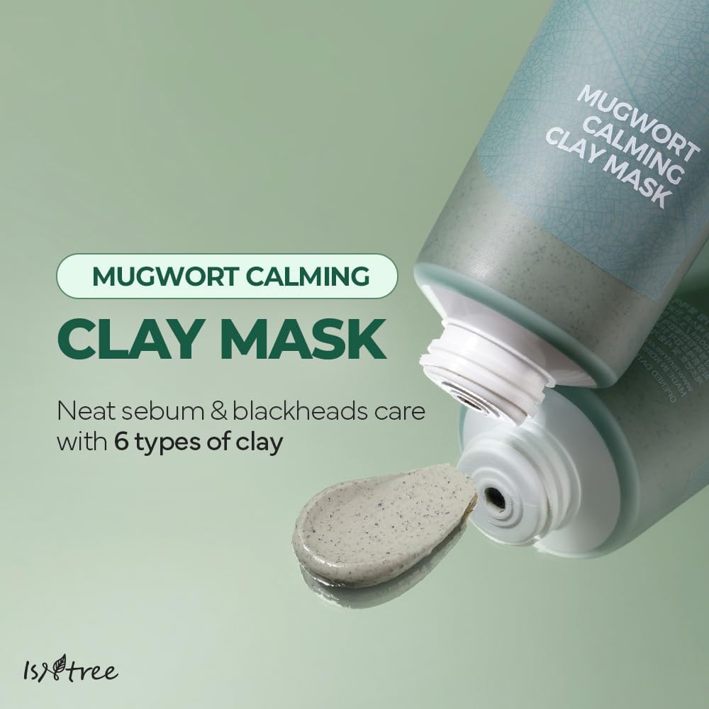 Isntree Mugwort Calming Clay Mask (100mL)