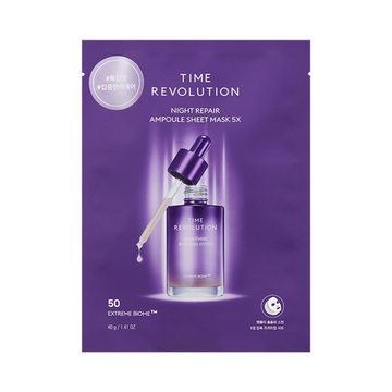 Missha Time Revolution Night Repair Ampoule Sheet Mask 5x (30g)