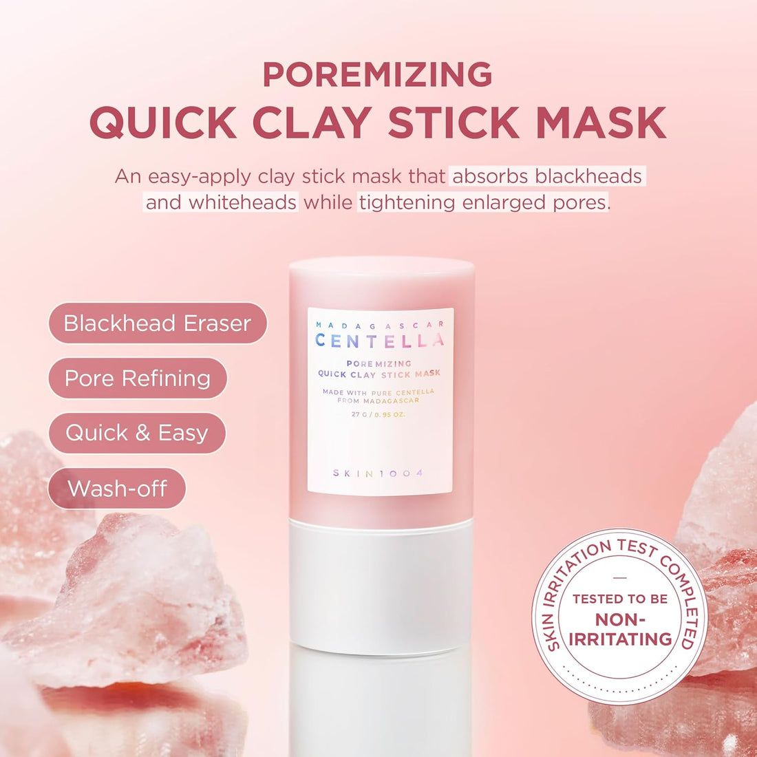 SKIN1004 Madagascar Centella Poremising Quick Clay Stick Mask (27g)