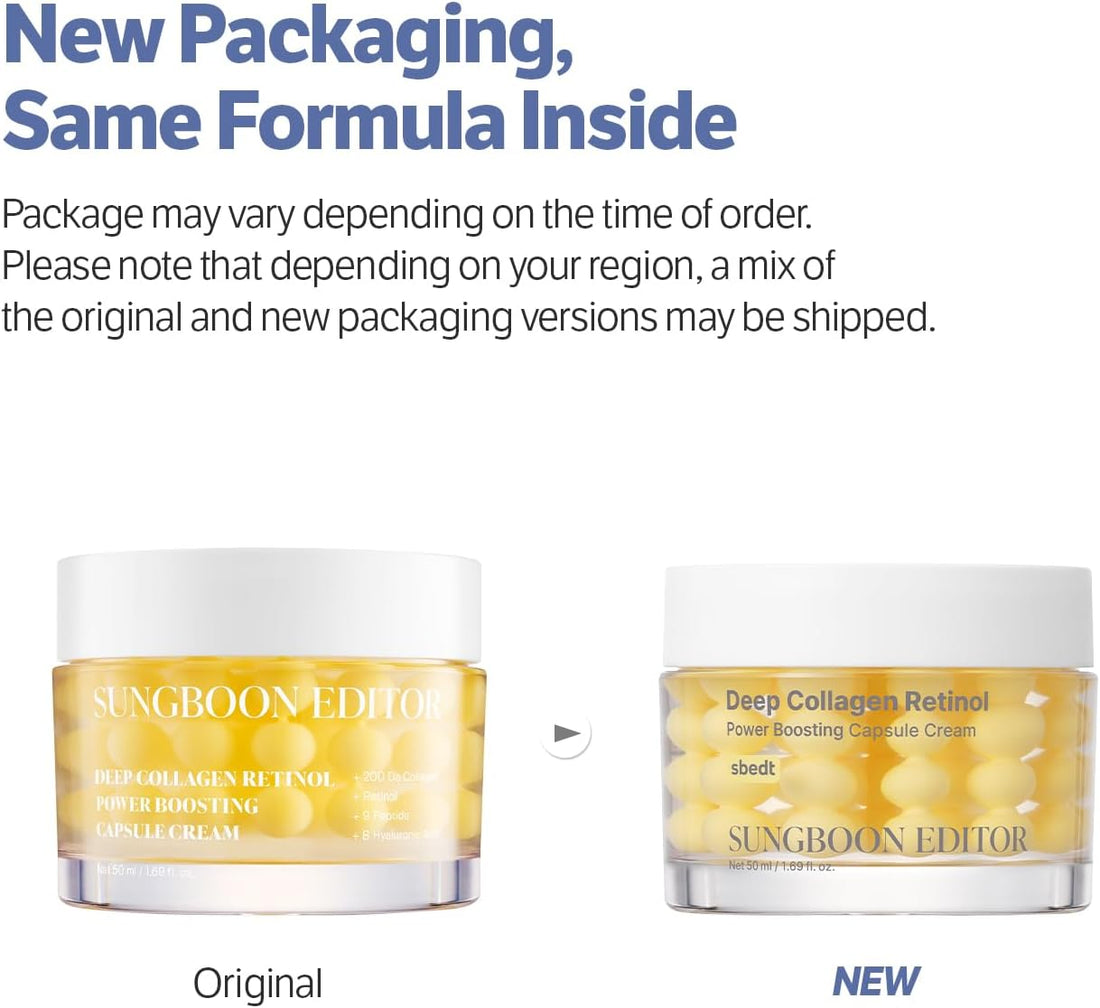 Sungboon Editor Deep Collagen Retinol Power Boosting Capsule Cream (50mL)