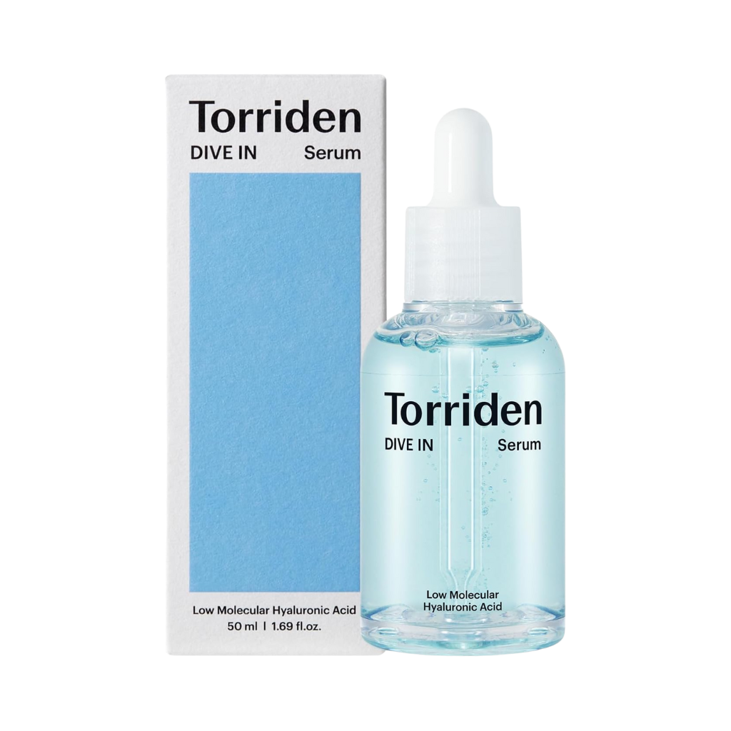 Torriden DIVE IN Hyaluronic Acid Serum bottle and box