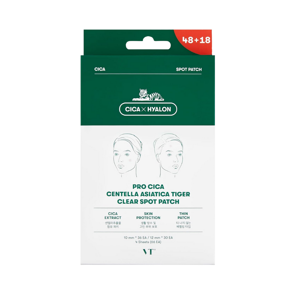 VT Cosmetics Pro Cica Centella Asiatica Tiger Clear Spot Patch (66 Patches)